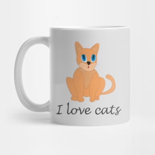 I love cats Mug